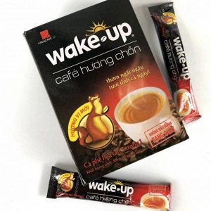 Кофе РАСТВОРИМЫЙ "Wake-up" со вкусом Лювака (3 в 1) (18 пач.* 17 гр.) Т.М. «Vinacafe»