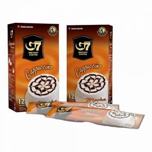 Кофе РАСТВОРИМЫЙ капучино Мокко G 7( 3 в 1) (12 пач. * 18 гр.) Т.М. Чунг Нгуен