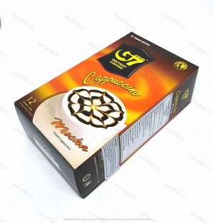 Кофе РАСТВОРИМЫЙ капучино Мокко G 7( 3 в 1) (12 пач. * 18 гр.) Т.М. Чунг Нгуен