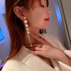 Серьги женские длинные