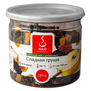 чай SOLO Сладкая груша 120 г пл/б 1/12