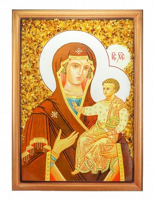 Янтарная Тихвинская Икона Божией Матери, 5068211240
