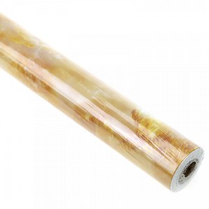 Пленка самоклеящаяся 0,45х8м "Под мрамор" янтарный, 8мкм "Junteng Plastics" (Китай)
