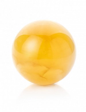 Небольшой шар из цельного натурального янтаря медового цвета, 806604036
