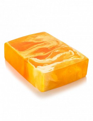 Глицериновое мыло ручной работы «Солнечный янтарь»