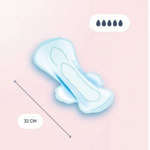 Ночные гигиенические прокладки Super Soft, 32 см, 7 шт