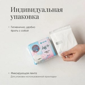 Гигиенические прокладки Argentum+, нормал, 24 см, 10 шт