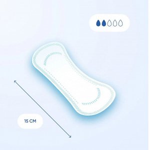 Ежедневные гигиенические прокладки Premium Cotton, 15 см, 34 шт