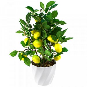 Декоративное дерево "Лимон" h60см в горшке д19,5см h17см (Китай)