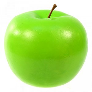 Декоративное яблоко 6,5х7см, зеленое (Китай)