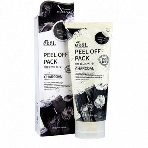Маска-пленка для проблемной кожи с угольной пудрой/Peel Off Pack Charcoal,, Ekel, Ю.Корея, 180 г