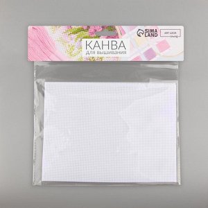 Канва для вышивания №18, 30 x 20 см, цвет белый