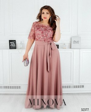 Платье №19-20-розовый