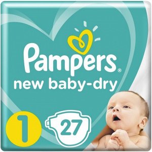 Памперс Подгузники Newborn Стандартная Упаковка 27,Pampers