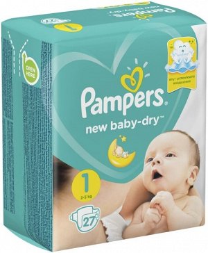 Памперс Подгузники Newborn Стандартная Упаковка 27,Pampers