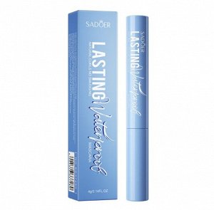 Водостойкая тушь для ресниц подкручивание и объем lasting waterproof mascara, 4 гр