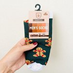 Носки Новогодние зеленые