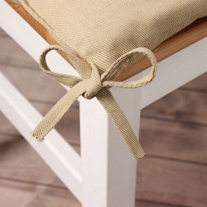 Подушка на стул Этель Kitchen 42х42 см, цв. бежевый, 100% хл, саржа 250 г/м2