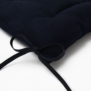 Сидушка на стул «Этель» Minimalist design, 42x42 см, лён 54%, хлопок 46%, 500 г/м²