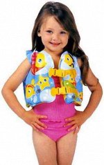 Жилет для плавания Веселые рыбки 3-5 лет, пакет.