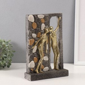 Фигурка полистоун «Тайное свидание у каменной стены», 6.5x21.5x30.5 см