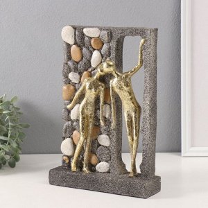 Фигурка полистоун «Тайное свидание у каменной стены», 6.5x21.5x30.5 см
