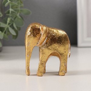 Фигурка полистоун «Абстракция. Золотой слон», 7.2x5.2x8 см