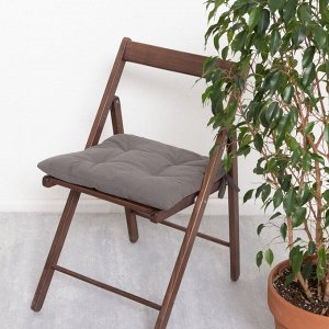 Подушка на стул Этель Kitchen 42х42 см, цв. серый, 100% хл, саржа 220 г/м2
