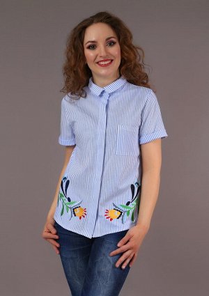 Рубашка Наташа(вышивка) арт.3-470б