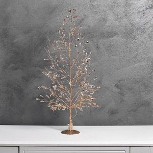 Фигура светодиодная «Застывшие кристаллы» 55x30x3 см, 20 LED, батарейки CR2032x2 (в комплекте), свечение теплое белое