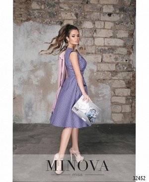 Платье №581-фиолетовый