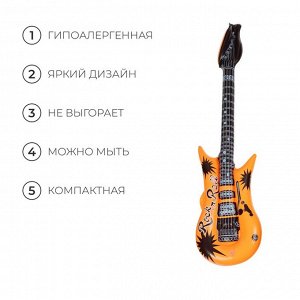 Игрушка надувная «Гитара», 90 см, МИКС