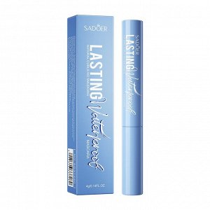 Водостойкая тушь для ресниц подкручивание и объем lasting waterproof mascara, 4 гр