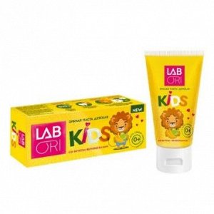 Детская зубная паста Яблоко-банан 0+ «Labori kids», 50г