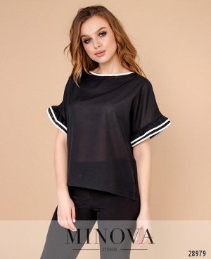 Блуза №1054-черный