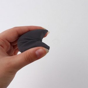 Вставки для уменьшения размера обуви, 7.5x4.5 см, пара, чёрные