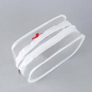 Аптечка дорожная прозрачная MEDICAMENTS, 12 х 10 х 4 см