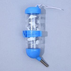 Поилка для грызунов 125 мл, 12.5?4.5 см, МИКС