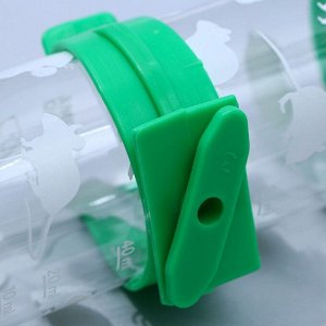Поилка для грызунов 125 мл, 12.5x4.5 см, МИКС