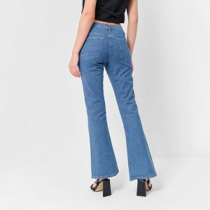 Джинсы женские клёш MIST: Denim (28) 44, синие