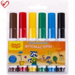 Фломастеры Мульти-Пульти &quot;Приключения Енота&quot;, 06цв., утолщенные, суперсмываемые, блистер