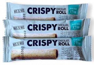 "Хрустящая воздушная трубочка с шоколадной начинкой  Farmer’s Deli Crispy Chocolate Roll  "