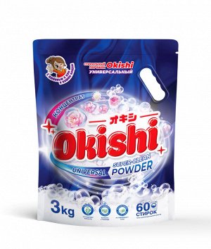 Okishi Стиральный порошок универсальный Супер-чистота 3 кг