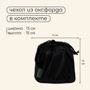 Плита газовая портативная maclay, для кемпинга, с ветрозащитой, 12x12 см, малая, круглая