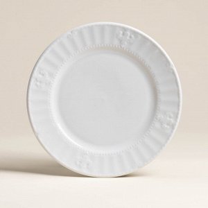 Тарелки SL Home «Винтаж фрэнч», d=22 см, набор 2 шт., фарфор, белые
