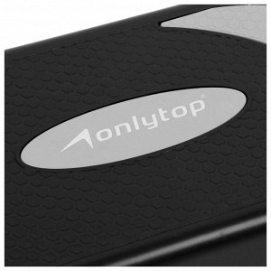 Степ-платформа ONLYTOP, 3-уровневая, 78x28x20 см, до 100 кг