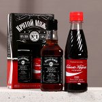 Подарочный набор «Крутой мужик», гель для душа во флаконе виски 250 мл и гель для душа во флаконе кока-колы 250 мл