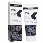 Очищающая пенка с древесным углем FarmStay Charcoal Pure Cleansing Foam, 180ml