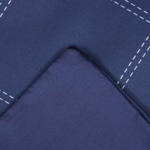 Постельное бельё Этель 2 сп Cage: dark blue, 175х215 см, 200х215 см, 50х70+3 см-2 шт, мако-сатин, 114г/м2