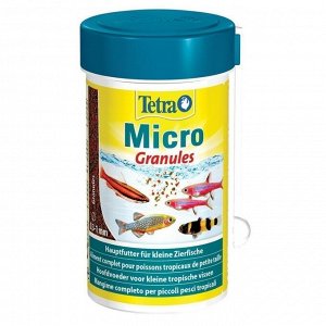 Tetra Micro Granules корм для мелких видов рыб 100 мл